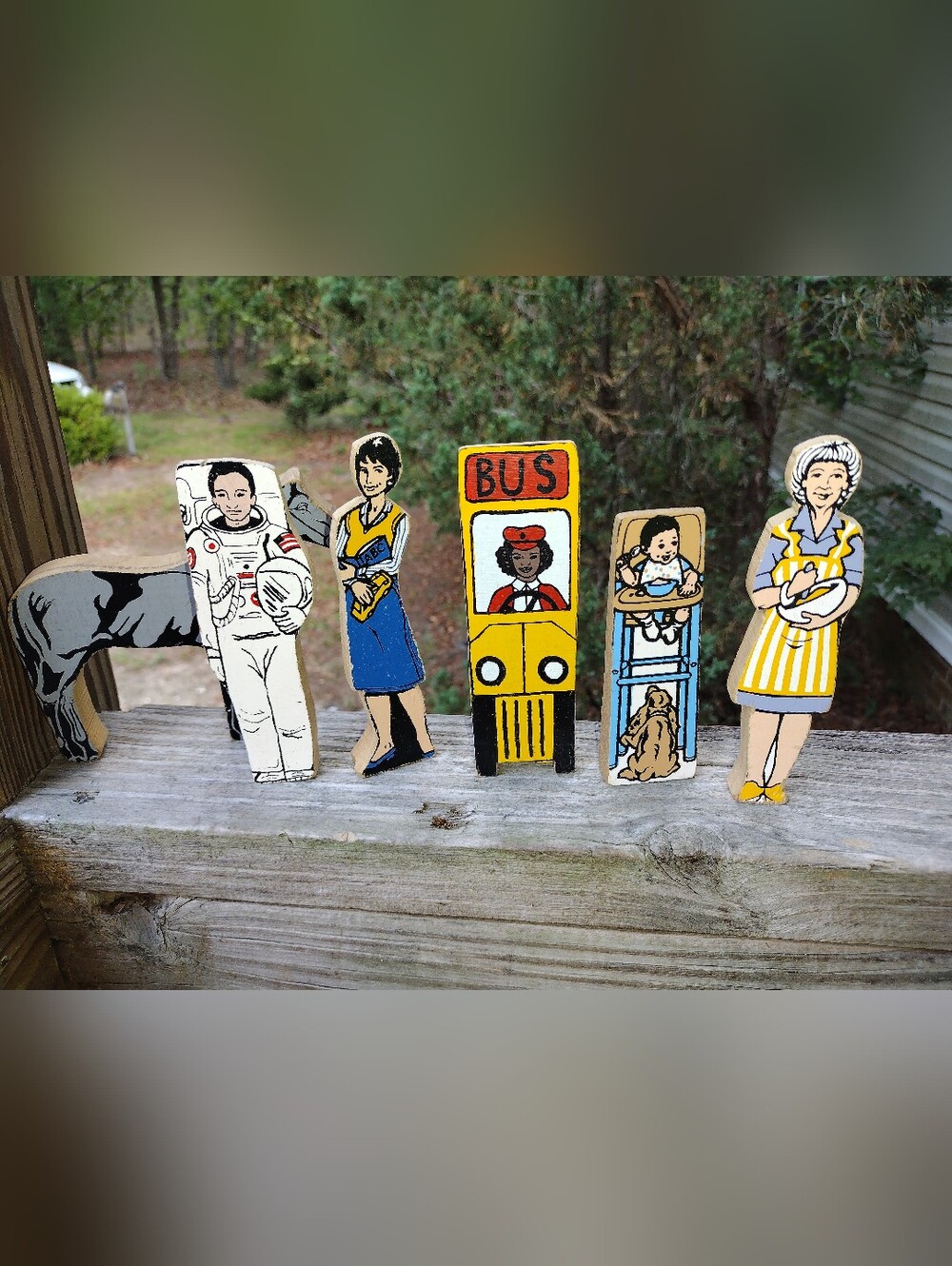 Vintage Guildcraft Wooden Figures